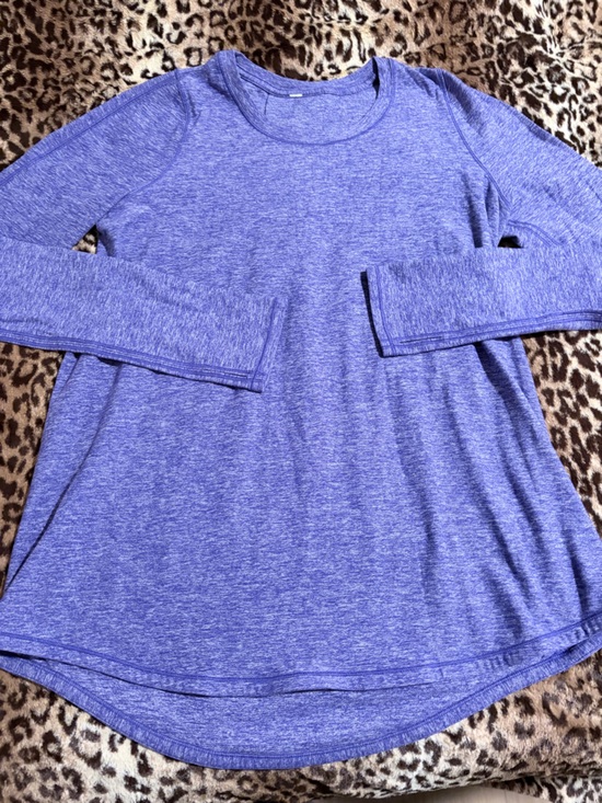 lululemon athletica Tops - Lululemon Purple Long-Sleeve Scoop Neck Women's Athletic Top